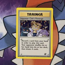 Pokemon Imposter Oak's Revenge - WOTC Team Rocket Set Uncommon 76/82 - Image 1