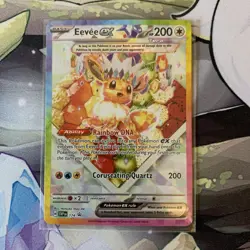 Eevee EX SVP 174 Pokemon TCG S&V Prismatic Evolutions UPC Black Star Promo - Image 1