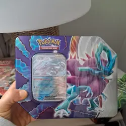 Pokemon TCG: Paradox Clash Tin (Walking Wake ex) - NEW - Sealed - Image 1
