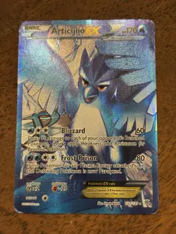 Articuno EX - 132/135 - Pokemon Plasma Storm Black & White Full Art Rare Card HP - Image 1