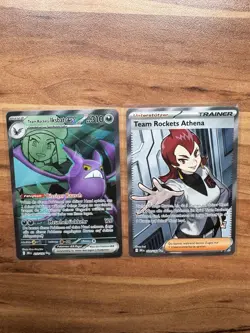 Pokemon Misprint Team Rockets Crobat / Iksbat ex DRI 217/182 German Error Card - Image 5