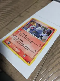 Entei 1/17 Scale Pokemon Pop Series 2 Holo Rare TCG Card LP Condition - Image 2