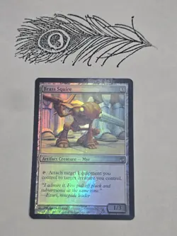 Brass Squire Mirrodin Besieged Foil Mtg Magic The Gathering - Image 1