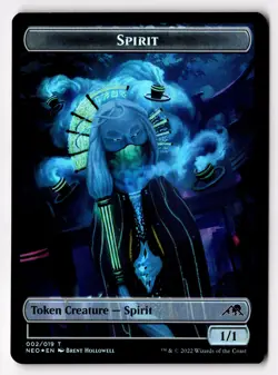 Spirit (002) // Keimi (013) Double-sided Token 2 // 13 Kamigawa: Neon Dynasty Fo - Image 2