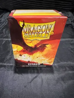 Dragon Shield Ember Dual Matte 100ct Sleeves Factory Sealed 5706569150549 - Image 1
