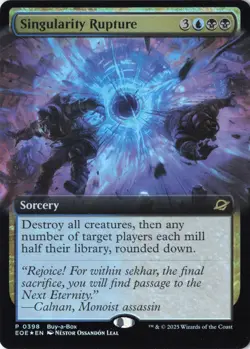 Singularity Rupture (Extended Art) Edge of Eternities FOIL Buy-a-Box Promo MTG - Image 1