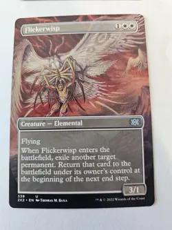 MTG - Flickerwhisp Borderless Double Masters 2022 - Image 1