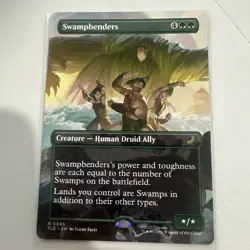 1 x Swampbenders - Borderless - Foil - TLE - LP - MTG - Image 1
