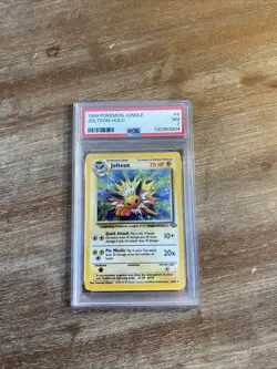 1999 POKEMON JUNGLE #4 JOLTEON-HOLO PSA 7 - Image 1
