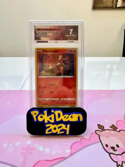 Pokemon Charmander SWSH092 Black Star Promo 2021 Ace Grading Near Mint 7 - Image 1