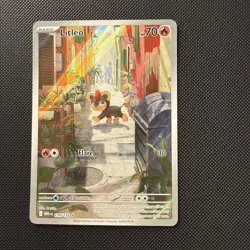 Litleo Illustration Rare Pokemon TCG Mega Evolutions 139/132 - Image 1