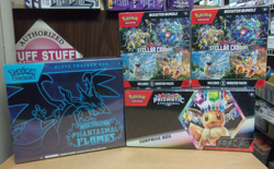 POKEMON PHANTASMAL ETB + (2) STELLAR BUNDLE + PRISMATIC SURPRISE BOX LOT - Image 1