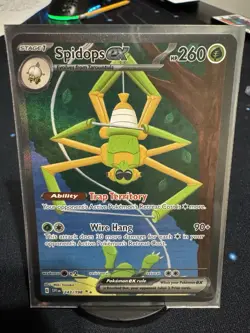 Pokemon TCG Spidops EX 243/198 Scarlet & Violet Base Set NM+ - Image 1
