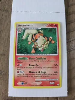Pokemon Arcanine Holo Rare 1/111 Rising Rivals Series - Image 1