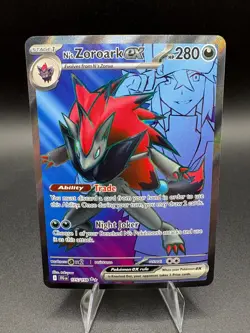 N's Zoroark Ex 175/159 Ultra Rare Pokemon Journey Together NM - Image 1