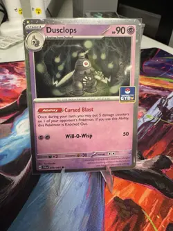 Pokemon Asia Exclusive Dusclops Gym Promo Stamped 019/064 - Image 1