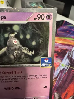 Pokemon Asia Exclusive Dusclops Gym Promo Stamped 019/064 - Image 4