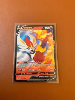 Carte Pokemon Pyrobut V SWSH015 Promo Epee & Bouclier Francais NEUF NEAR MINT - Image 1