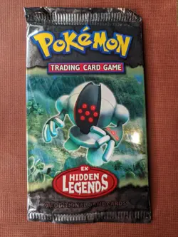 Pokemon EX Hidden Legends Booster Pack Sealed Factory New 17.g !! - Image 1