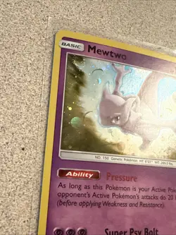 Mewtwo SM77 Black Start Promo Holo SM Sun And Moon Pokemon TCG nM+ English - Image 2