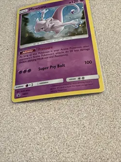 Mewtwo SM77 Black Start Promo Holo SM Sun And Moon Pokemon TCG nM+ English - Image 3