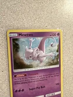 Mewtwo SM77 Black Start Promo Holo SM Sun And Moon Pokemon TCG nM+ English - Image 4