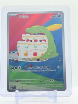 2024 Pokemon GULPIN #154/142 Illustration Rare Stellar Crown - Never Played 🔥 - Image 1
