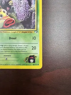 Pokemon ERIKA'S WEEPINBELL 48/132 1st Edition (2000 Gym Heroes) LP+/NM- - Image 5