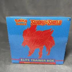 Pokemon Center Sword and Shield Base Elite Trainer Box - TCG ETB - Zamazenta - Image 2