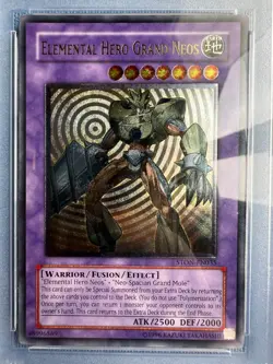 Yugioh - Elemental Hero Grand Neos STON-EN035 Ultimate Rare PSA 9 Unlim - Image 4