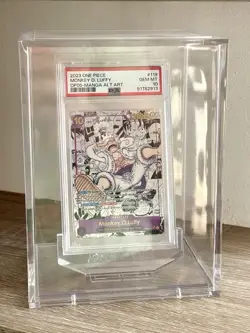 One Piece Card Game Monkey D. Luffy Manga Alternate Art OP05-119 PSA 10 English - Image 1