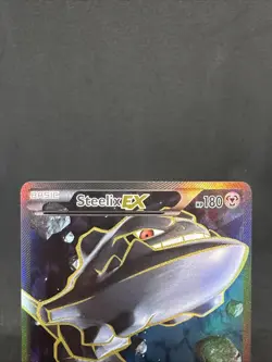 Pokemon TCG Steelix-EX Holo Full Art Ultra Rare XY Steam Siege 108/114 NM Card - Image 3