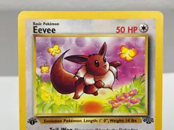 Eevee 51/64 Jungle Set WOTC Pokemon Card 1st Edition - Lightly Played - Image 3