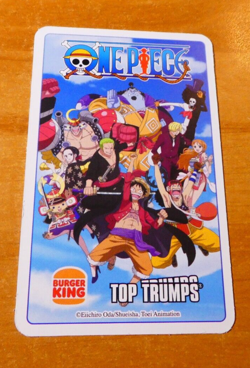 ONE PIECE X BURGER KING LIMITED CARD FRANCAISE GAME CARTE PROMO O-CHO FR MINT #2 - Image 2