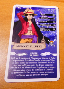 ONE PIECE X BURGER KING LIMITED CARD FRANCAISE GAME CARTE PROMO LUFFY FR MINT #2 - Image 1