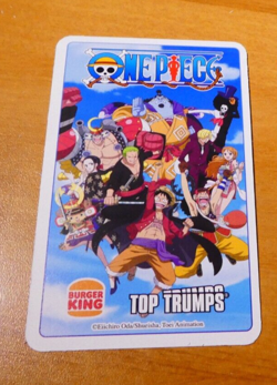 ONE PIECE X BURGER KING LIMITED CARD FRANCAISE GAME CARTE PROMO LUFFY FR MINT #2 - Image 2