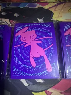 Pokemon Fusion Strike ETB Mew Card Sleeves 65 Ct, New Sealed - Image 1