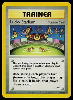 Pokemon Card - Lucky Stadium Neo Destiny 100/105 Uncommon - Image 1