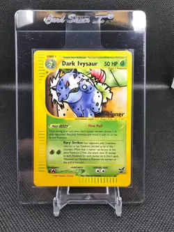 2003 Pokemon Dark Ivysaur #6 Promo Pokemon Card LP Condition Gold Winner Stamp - Image 1