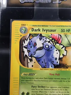 2003 Pokemon Dark Ivysaur #6 Promo Pokemon Card LP Condition Gold Winner Stamp - Image 3