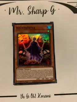 WICHTROSTER - 1. AUFLAGE BLVO-DE035 DEUTSCH Yu-Gi-Oh! CARD SUPER RARE HOLO - Image 2