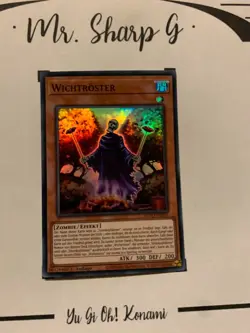 WICHTROSTER - 1. AUFLAGE BLVO-DE035 DEUTSCH Yu-Gi-Oh! CARD SUPER RARE HOLO - Image 3