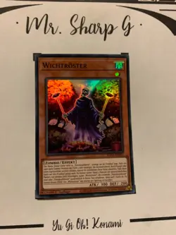 WICHTROSTER - 1. AUFLAGE BLVO-DE035 DEUTSCH Yu-Gi-Oh! CARD SUPER RARE HOLO - Image 4