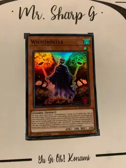 WICHTROSTER - 1. AUFLAGE BLVO-DE035 DEUTSCH Yu-Gi-Oh! CARD SUPER RARE HOLO - Image 5