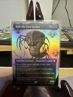 MTG Avatar The Last Airbender Koh, the Face Stealer Borderless Foil 0322 - Image 1