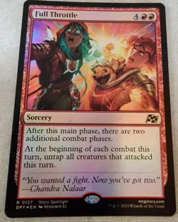 Full Throttle - #127 Foil - Aetherdrift - Mtg - Image 1