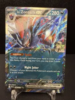 N's Zoroark ex - 98/159 Double Rare NM/MINT Pokemon Journey Together - Image 1