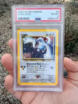 2000 POKEMON NEO GENESIS #9 LUGIA-HOLO PSA 6 - Image 1