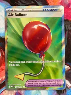 Air Balloon Full Art Ultra Rare Mega Evolution Pokemon TCG 166/132 ⭐⭐ - Image 1