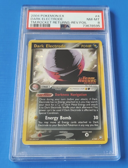 Pokemon EX Team Rocket Returns Dark Electrode Reverse Foil 4/109 PSA 8 NM-MT - Image 1